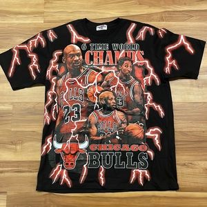 Jordan Pippen Rodman Bulls shirt
